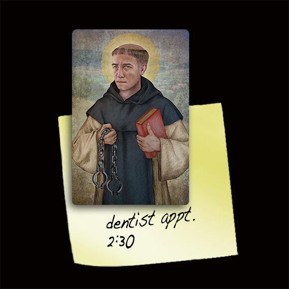 St. Leonard of Noblac Magnet - Portraits of Saints