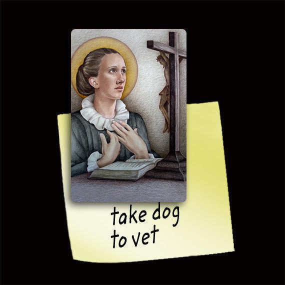 St. Catherine of Genoa Magnet - Portraits of Saints