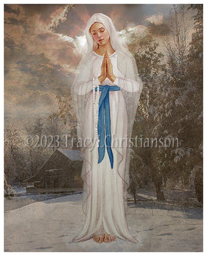 Our Lady of Banneux Print