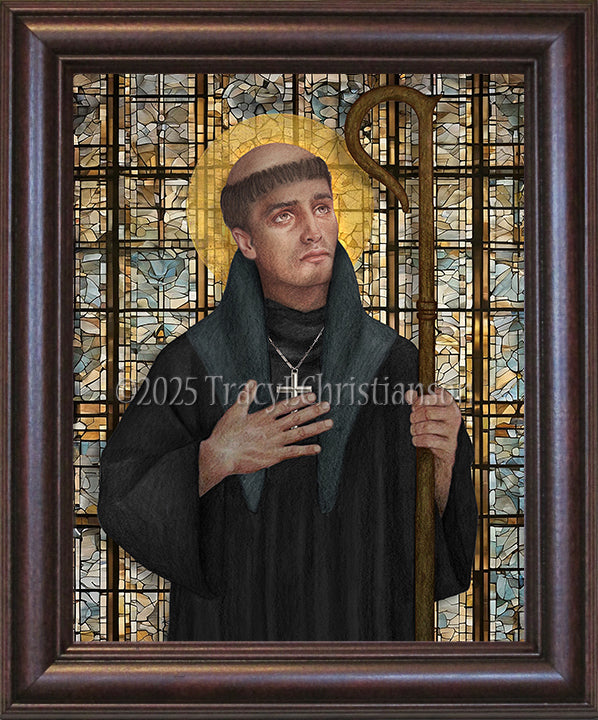 St. Walter of Pontoise Framed Art - Portraits of Saints