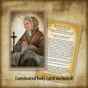 Bl. Anna Maria Taigi Plaque & Holy Card Gift Set