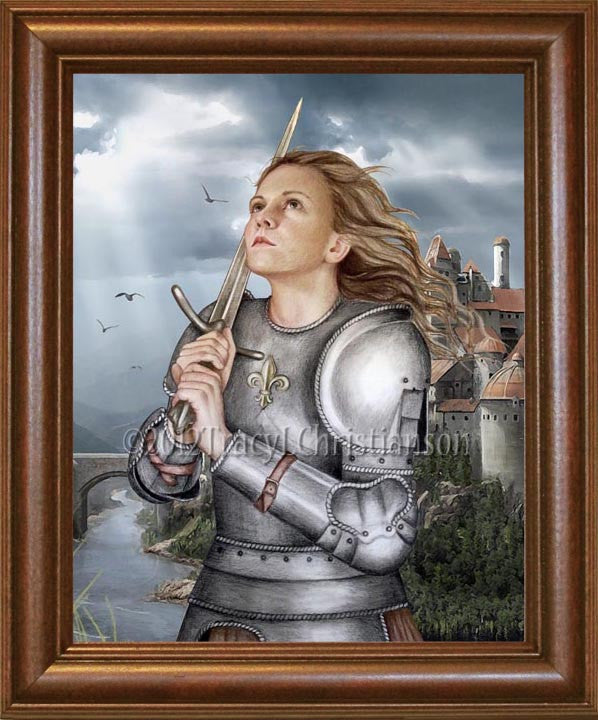 St. Joan of Arc Framed - Portraits of Saints