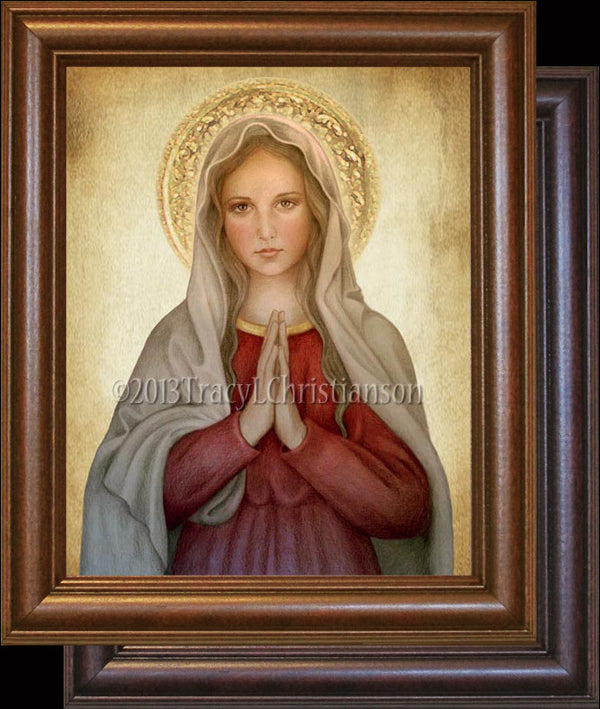 Mary, Mother of God Framed - Portraits of Saints