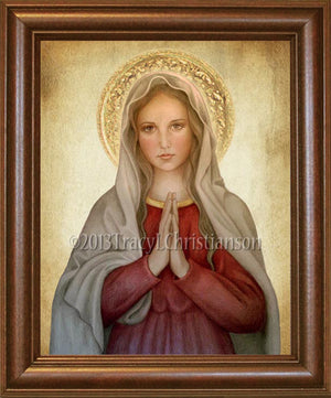 Mary, Mother of God Framed