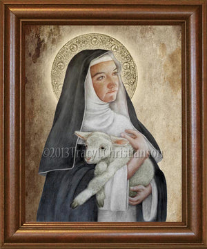St. Agnes of Montepulciano Framed