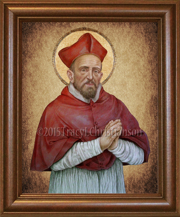 St. Robert Bellarmine Framed Portraits of Saints
