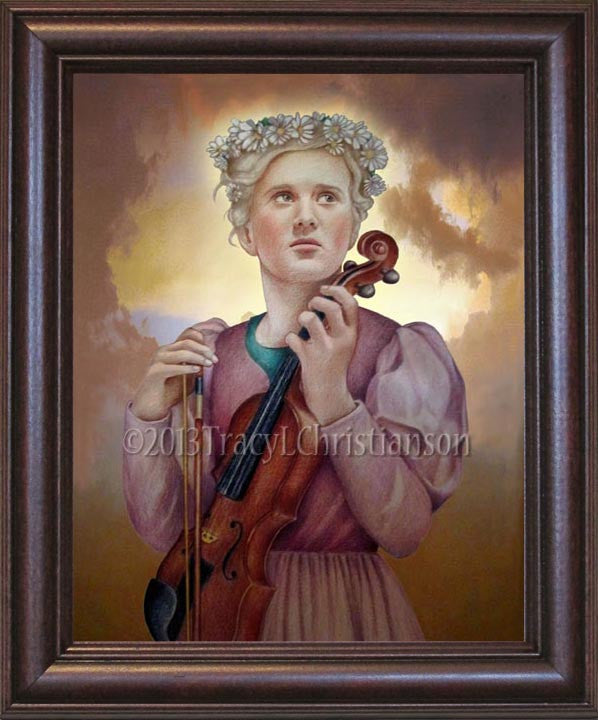 St. Cecilia Framed - Portraits of Saints