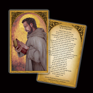 St. Augustine of Hippo Holy Card