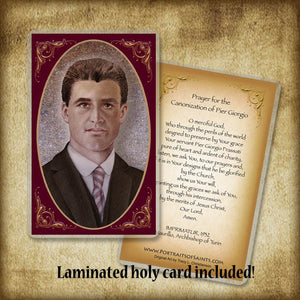 Bl. Pier Giorgio Frassati Pendant & Holy Card Gift Set