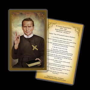 Bl. Fr. Francis Xavier Seelos Holy Card