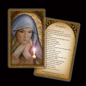 The First Advent Holy Card / Magnificat Prayer