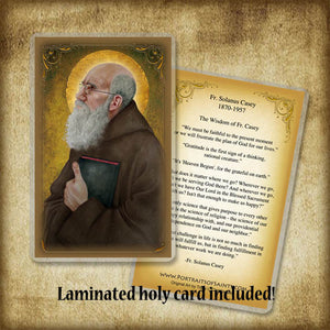 Bl. Fr. Solanus Casey Plaque & Holy Card Gift Set