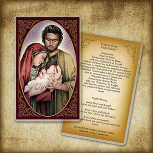 Holy Family (B) Holy Card