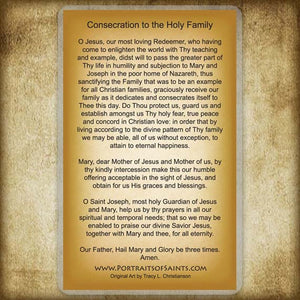 Holy Family (D) Holy Card