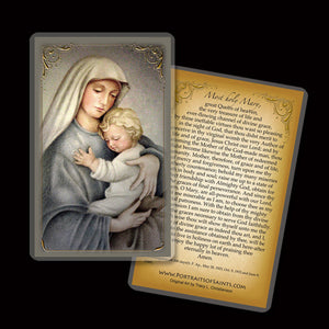 Madonna & Child (C) Holy Card