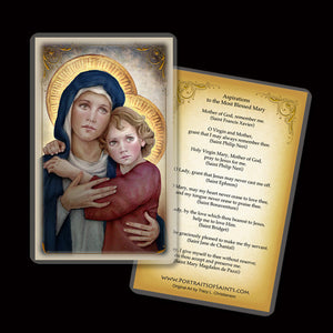 Madonna & Child (M) Holy Card