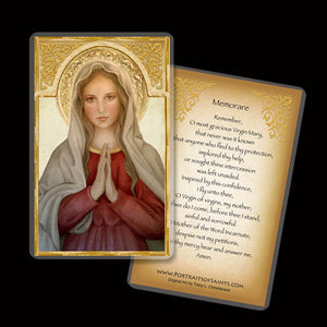 Mary, Mother of God Holy Card / Memorare Prayer
