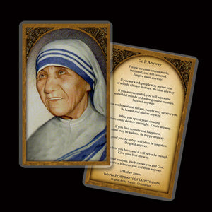 St. Mother Teresa of Calcutta Holy Card