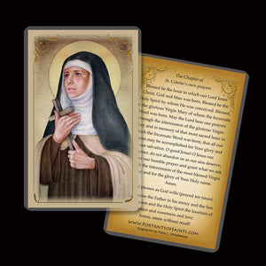 St. Colette Holy Card