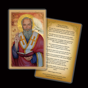 St. Gregory the Great Holy Card