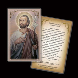 St. Joseph, Husband of Mary Holy Card