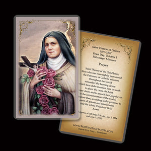 St. Therese of Lisieux (C) Holy Card