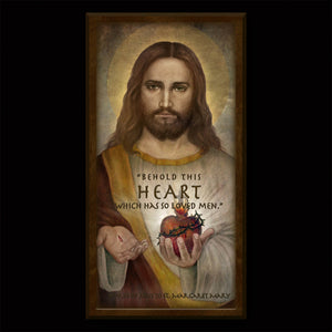 Sacred Heart Inspirational Plaque
