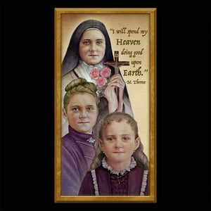 St. Therese of Lisieux Inspirational Plaque