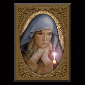 The First Advent Plaque & Holy Card Gift Set