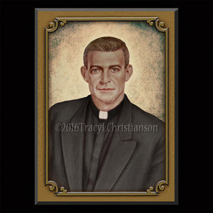 Fr. Vincent Capodanno Plaque & Holy Card Gift Set