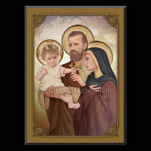 Holy Family (F) Plaque & Holy Card Gift Set