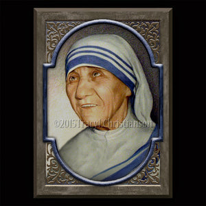 St. Mother Teresa of Calcutta Plaque & Holy Card Gift Set