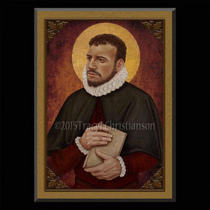 St. Edmund Campion Plaque & Holy Card Gift Set