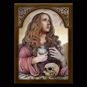 St. Mary Magdalene (A) Plaque & Holy Card Gift Set