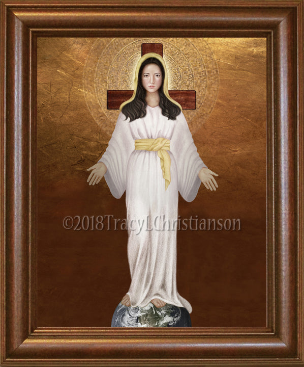 Our Lady of Akita Framed - Portraits of Saints