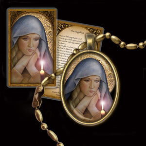The First Advent Pendant & Holy Card Gift Set