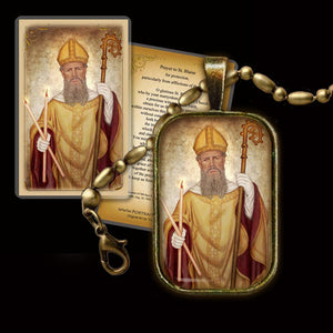 St. Blaise Pendant & Holy Card Gift Set