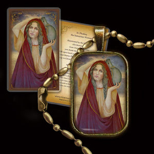 St. Photina Pendant & Holy Card Gift Set