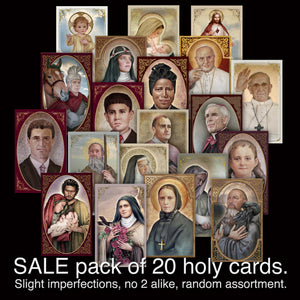 SALE pack of 20 Holy Cards