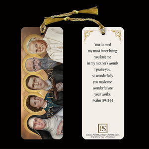 Pro-Life Saints Bookmark