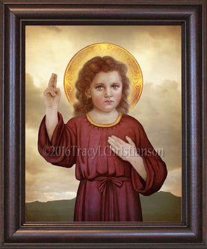 The Christ Child Framed