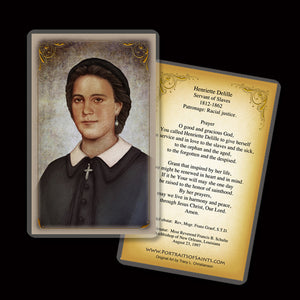 Henriette DeLille Holy Card