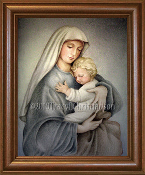 Madonna & Child (C) Framed