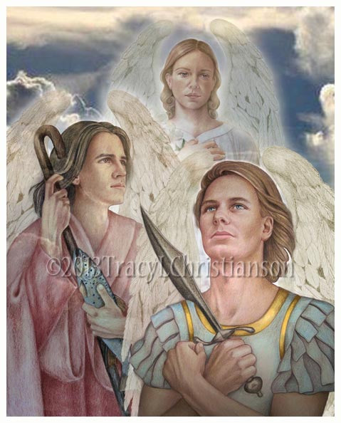 Archangels Print - Portraits of Saints