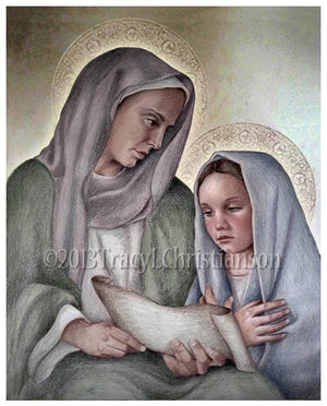 St. Anne and the Child Mary Print
