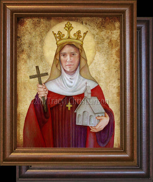 St. Audrey (Etheldreda) Framed