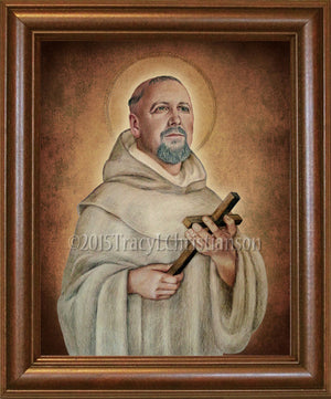St. Bernard of Clairvaux Framed