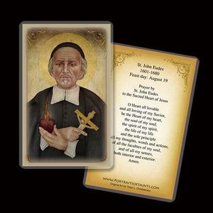 St. John Eudes Holy Card