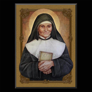 St. Julie Billiart Plaque & Holy Card Gift Set