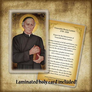 Venerable Bruno Lanteri Plaque & Holy Card Gift Set
